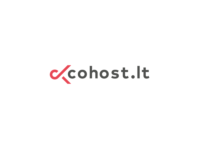 Cohost.Lt Logo awesome clever smart pixel corporate brand mark monogram creative red genius gradient trademark good best logos logotype management icon minimal idea iconic logo symbol branding web perfect modern wordmark simple identity designer vilnius