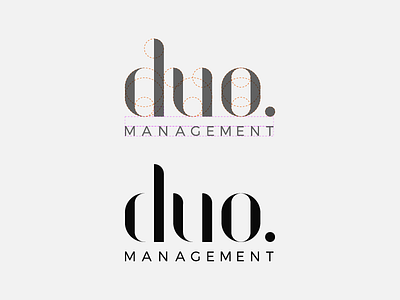 Duo Wordmark Construction