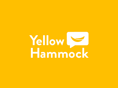 Yellow Hammock Logo brand corporate geometric logos design development guidelines branding mark logo minimalistic startup stationery trademark yellow hammock identity