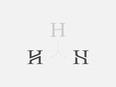 H Monogram Exploration exploration h monogram letter minimal logo logotype luxury resort serif modern villa