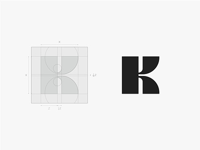 K Modern Symbol