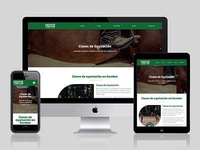 Web for equestrian school