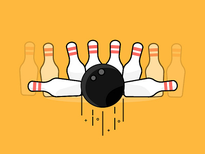 Day (4/31) Daily illustration challenge - Bowling