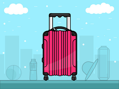 Travel Case - day 13/31 -daily illustration Challenge