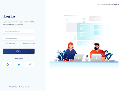 Login by Maria on Dribbble