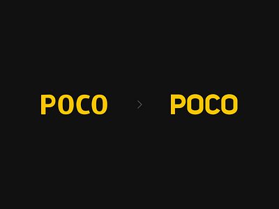 POCO Logo Redesign branding design illustration logo