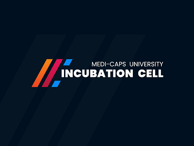 Medi-Caps University Incubation Cell Logo logo