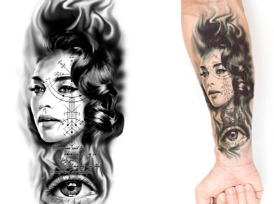 Realism Tattoo black tattoo graphic design illustration realism realistic sleeve tattoo tattoo tattoo design tattoo for leg