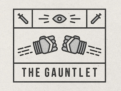 The Gauntlet eye gauntlet glove gloves knife medieval speed lines sword