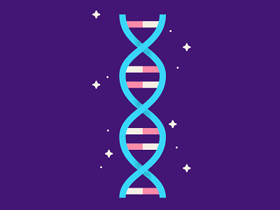 DNA clean dna fun illustration simple
