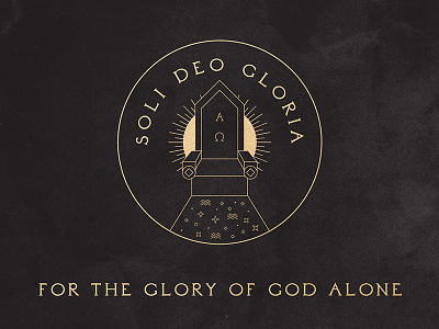 Soli Deo Gloria – 5 Solas of the Protestant Reformation 5 solas bible christ christian christianity glory heaven iconography illustration protestant reformation soli deo gloria solus christus throne thrones