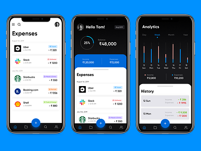 Expense Management Application UI