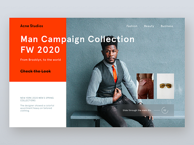 Acne studios 2020 Web concept UI brandidentity branding concept design illustration minimal typography ux webconcept website