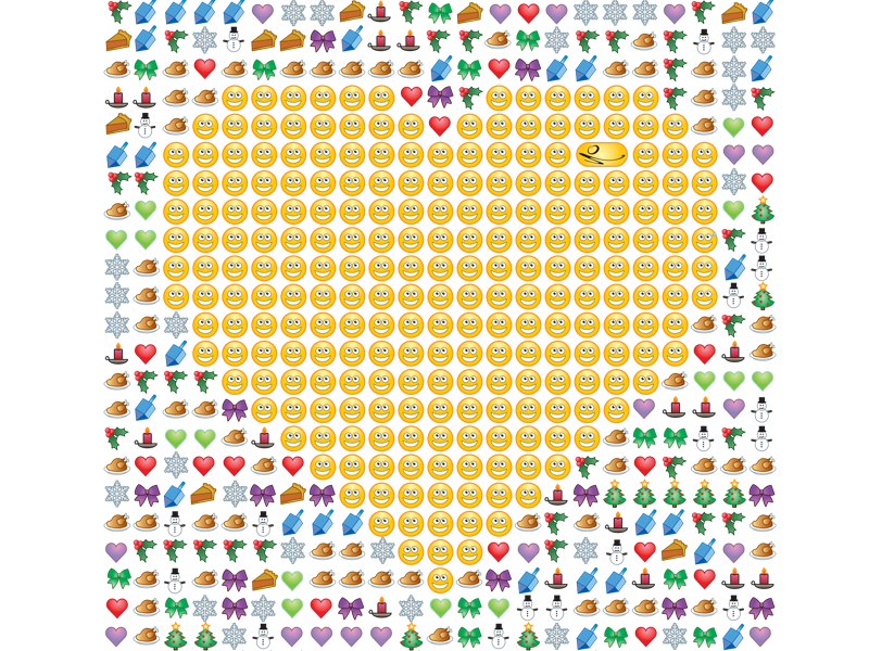 holiday emoji card by judith mayer dribbble dribbble pictures made with emojis