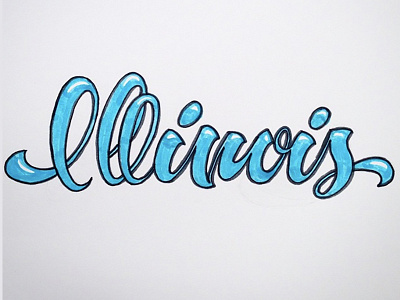 Illinois lettering