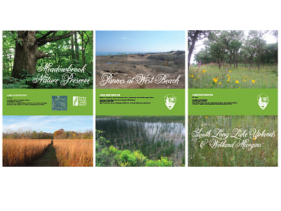 Poster Series for Land Restoration Event ecology green nature poster