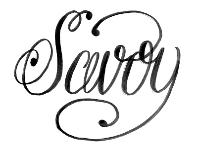 Savoy Lettering Sketch calligraphy flourish lettering script sketch