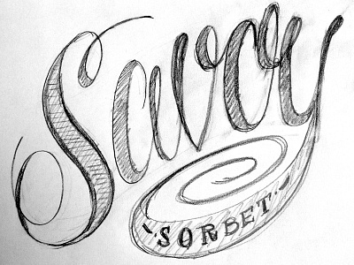 Savoy Lettering Sketch calligraphy lettering script sketch