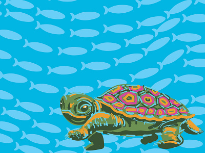 Turtle animal illustration turtle vector