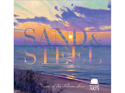 Sand & Steel Exhibit Catalog landscape paintings sand sunset