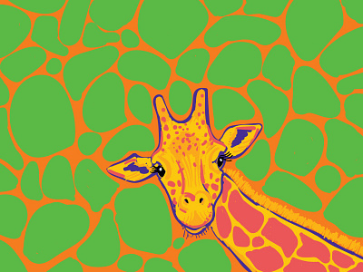 Giraffe animal giraffe illustration vector