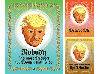 Trump Poster Series dictator donald facist politics poster propaganda trump