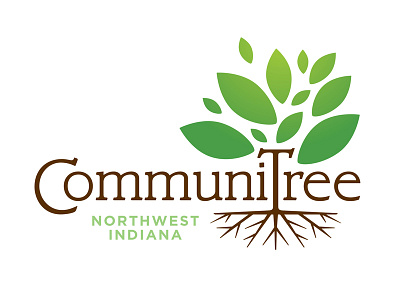 CommuniTree Logo community design logo roots tree