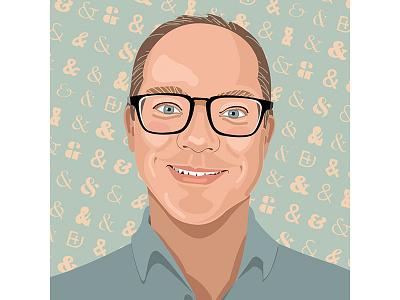 Portrait Commission ampersand illustration portrait vector