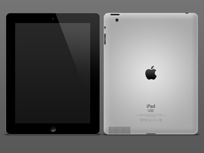 iPad 2 - Front & back 2 back front illustration ipad ipad 2 photoshop