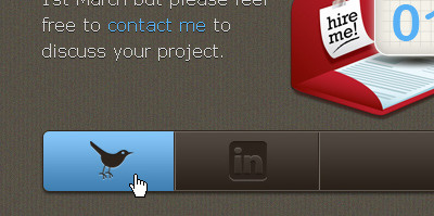 afovea social profile buttons afovea portfolio redesign web