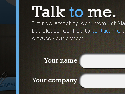 Contact form