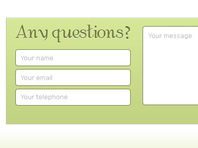 Contact Form contact form