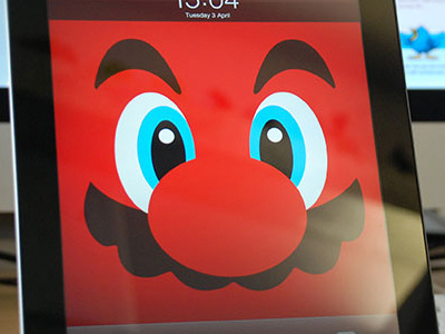 Mario inspired Retina iPad/iPhone Wallpapers