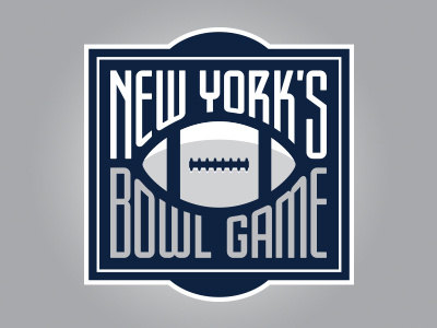 Pinstripe Bowl 2 art deco bowl game football ncaa new york nyc pinstripes sports