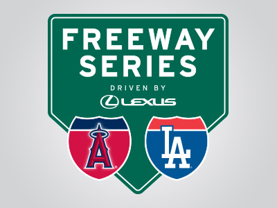 Freeway Series angels baseball dodgers freeway freewayseries interstate lexus losangeles mlb
