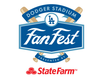 Dodger Stadium FanFest dodgers logo mlb sports