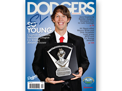 Dodgers Magazine Cover & Masthead cover dodgers magazine masthead mlb publication sports