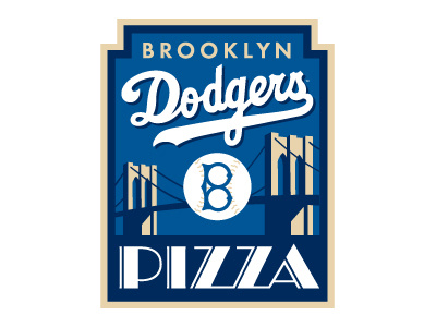 Brooklyn Dodgers Pizza baseball brooklyn concessions dodgers mlb pizza sports