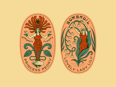 Download Bombadil Flower Co - Badge Design by Kylie Sky Souza for Commence Studio on Dribbble