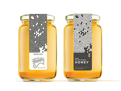 Sierra View Honey - Packaging Exploration honey honey packaging honeycomb jars reno