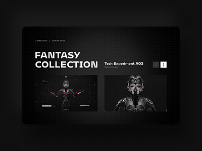 NFT Fantasy Concept black cyber dark modern nft ui