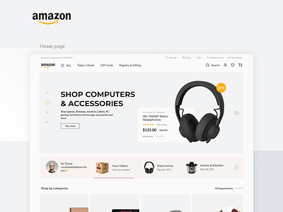 Amazon Redesign Concept