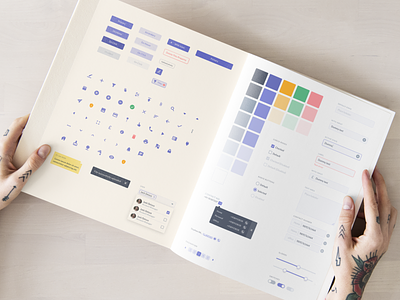 Style Guide Design blue clean dashboard clean ui dashboard material design material icon style guide typogrphy web