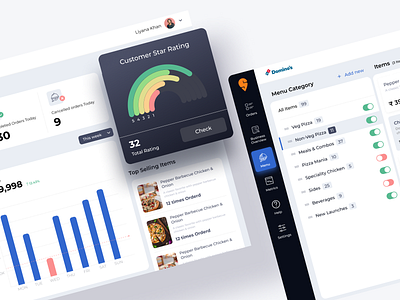 Swiggy Partner App Concept analytics clean dashboard delivery food graph partner partner app restaurant swiggy