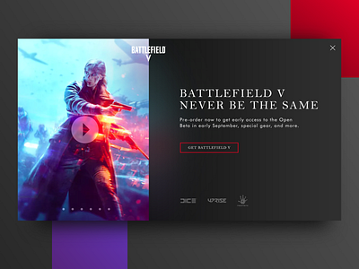 Game Landing page