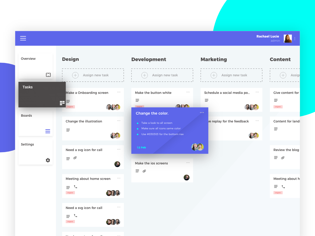 Tasks by Chembrath Sandeep on Dribbble