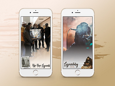 Hip Hop Legends geofilters design filter geofilter hip hop iphone mobile music rap snapchat
