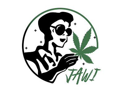 Jawi Grown logo design branding dispensary graphic design identity logo logo design marijuana weed