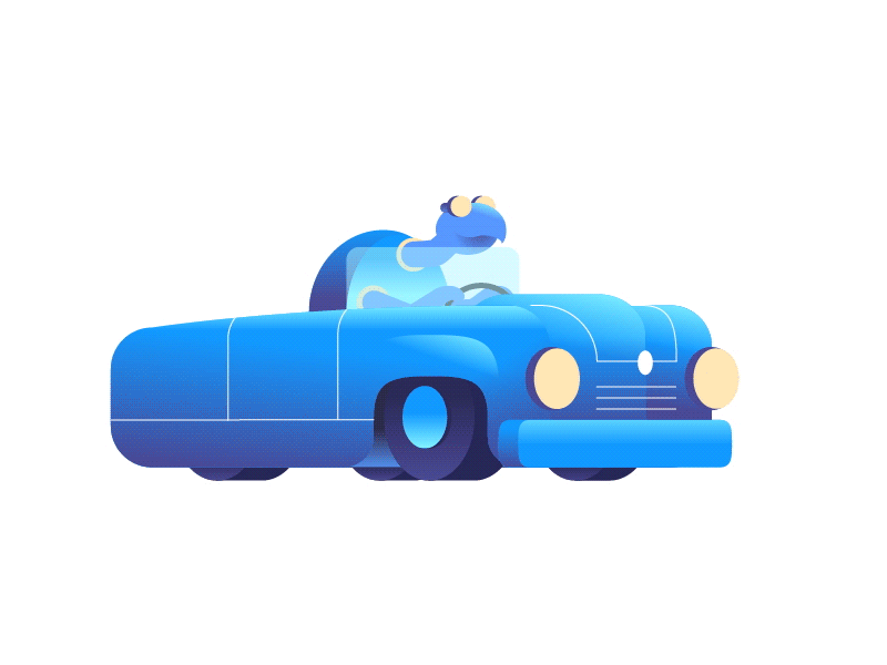 Vroom vroom 2d animal animation car cartoon character cute funny gif graphics illustration turtle