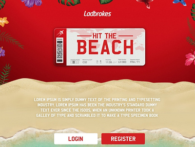 Ladbrokes hit the beach